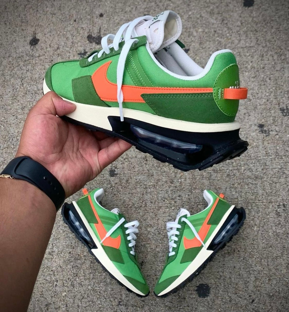 NIKE AIR MAX MULTICOLORED GREEN ORANGE