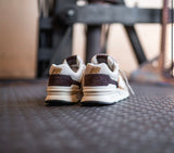 NEW BALANCE TRAINER CREAM TAN WHITE