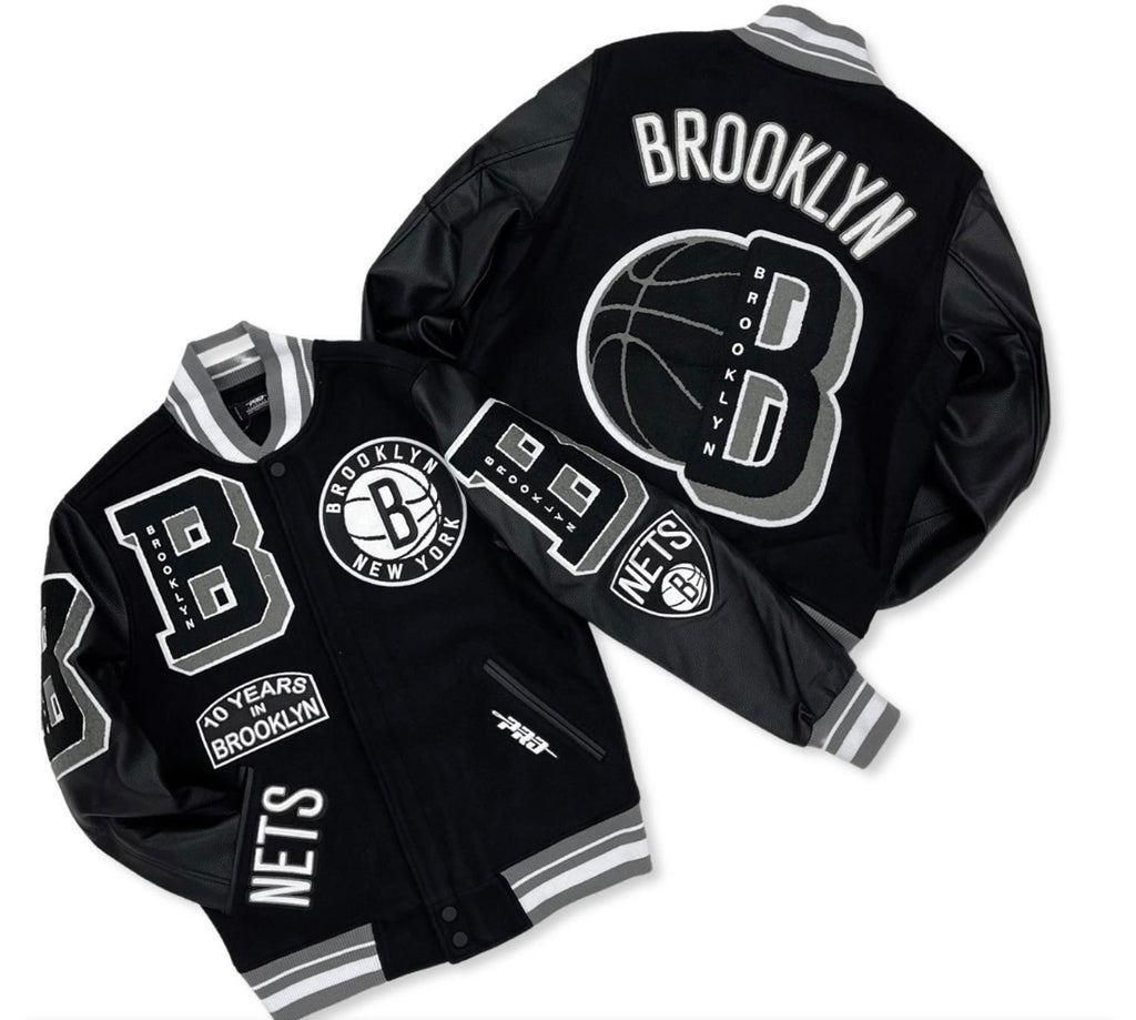 NBA, Jackets & Coats, Brooklyn Nets Letterman Jacket