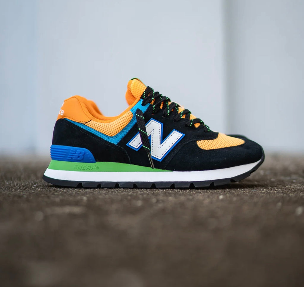 NEW BALANCE CLASSIC BLACK ORANGE BLUE