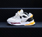 PUMA TRAINER WHITE NUDE MAROON YELLOW