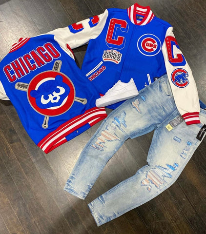 CHICAGO CUBS VARSITY LETTERMAN